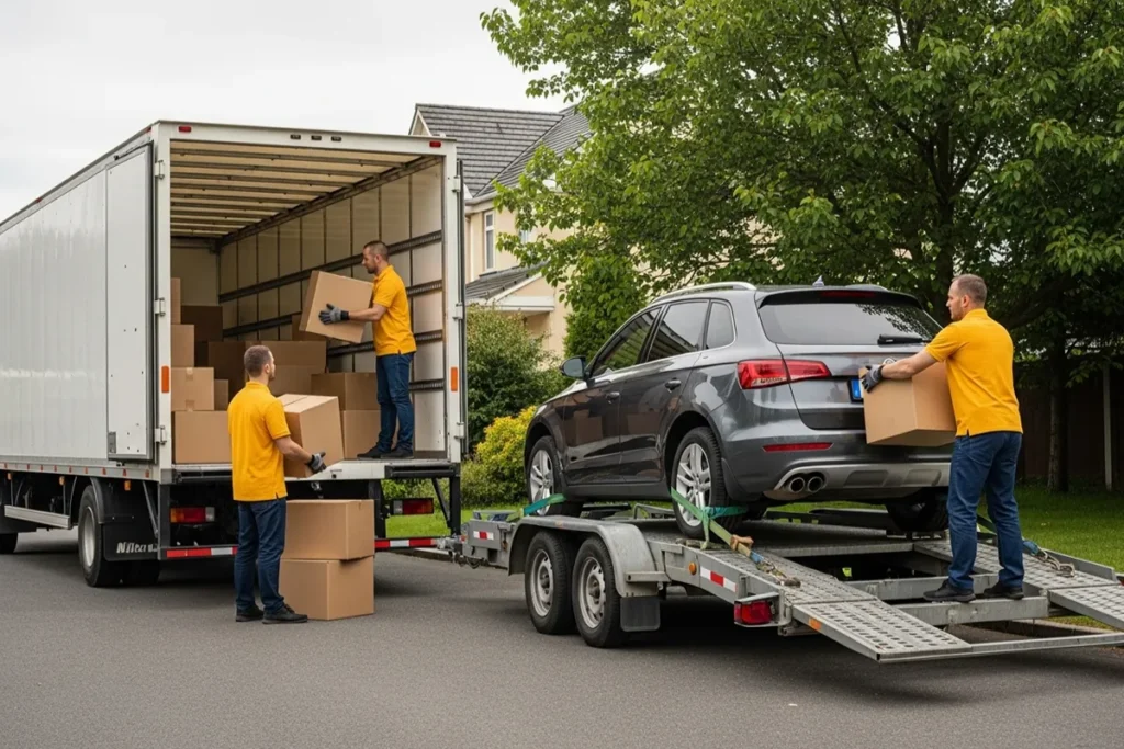 intro household move and car transport together